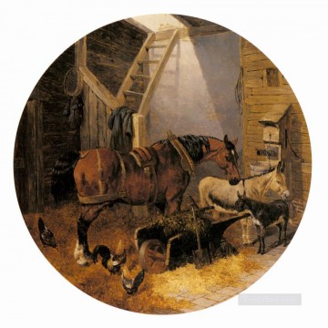  Caballo Pintura - El caballo Farmyard4 John Frederick Herring Jr